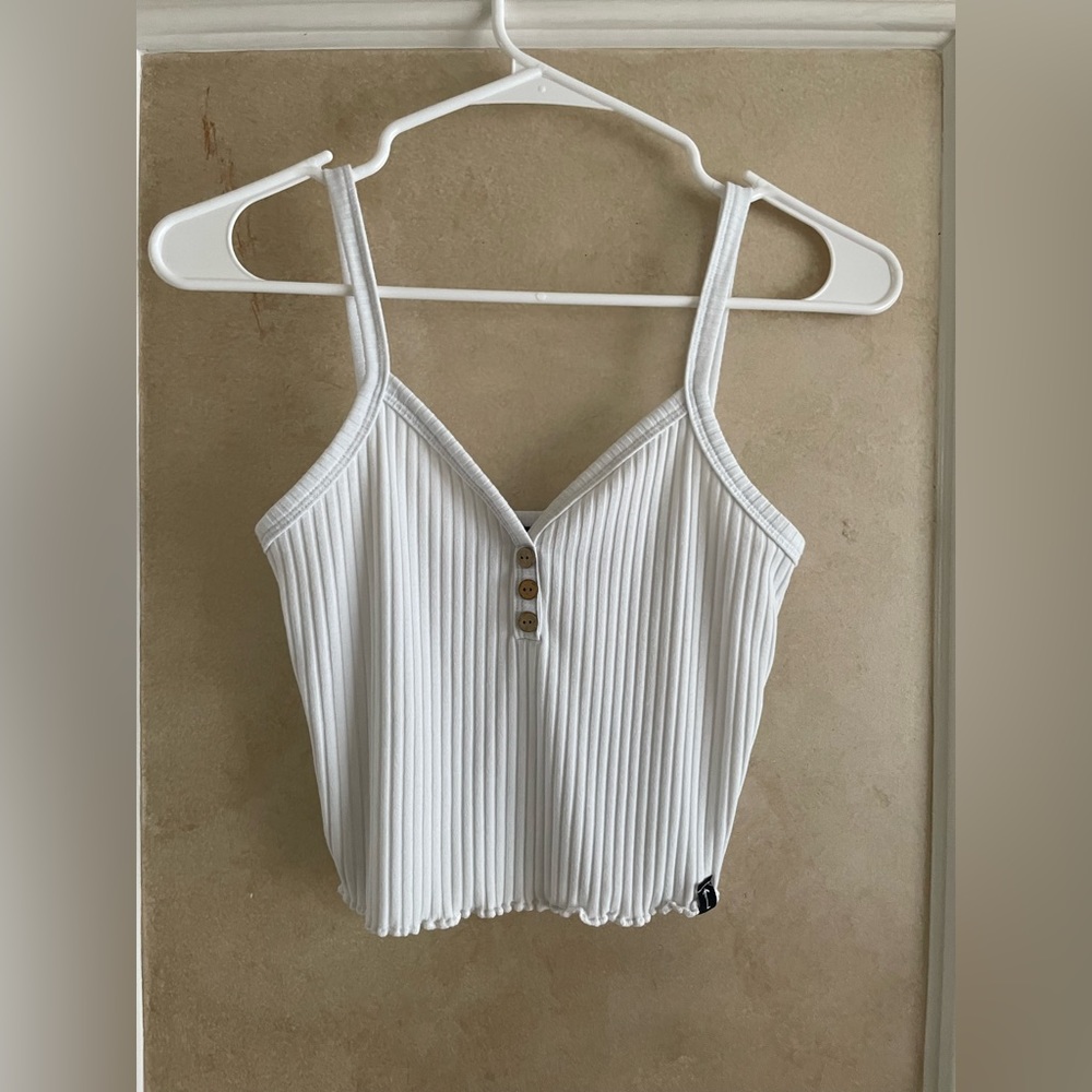New White Crop Top